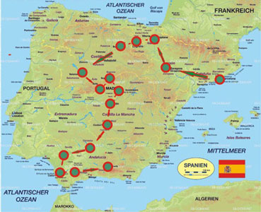 Spanien Route 2010