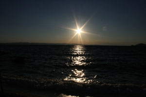 Sonnenuntergang chalkidiki