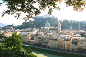 Salzburg, linkes Salzachufer salzburg
