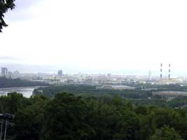 Blick auf Moskau Sperlingsberge